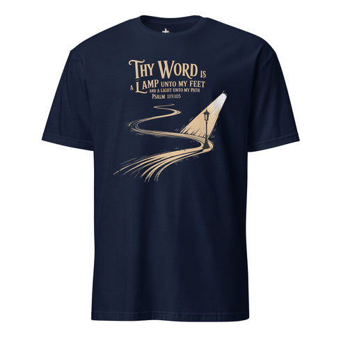 Thy Word is a Lamp unto my feet Christian Bible Verse T-Shirt
